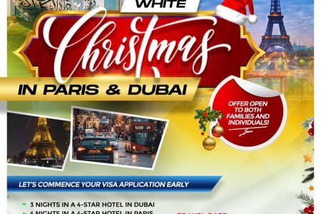 WHITE CHRISTMAS IN PARIS & DUBAI