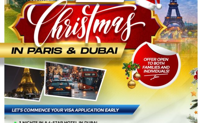 WHITE CHRISTMAS IN PARIS & DUBAI